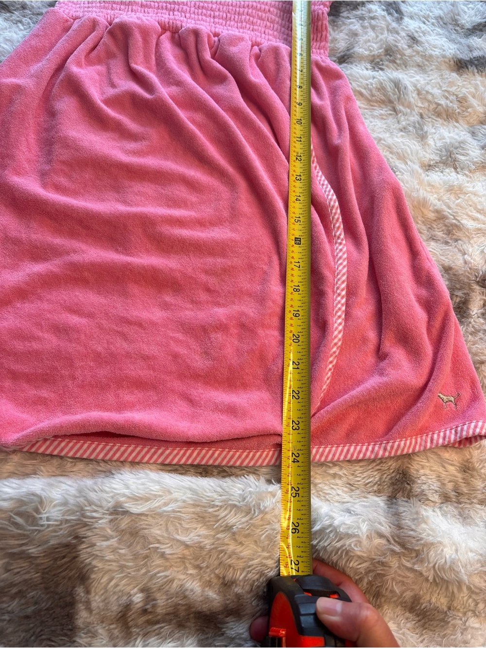 Rare Vintage Y2K PINK Victoria's Secret Bubblegum Pink Strapless Tube Top - Picture 4 of 9